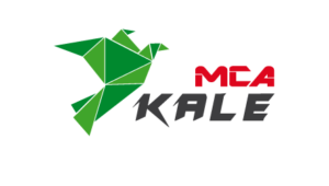 Logo del software MCA Kale con un grande uccello origami 
