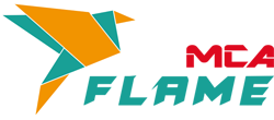 Logo of the MCA Flame solution from MCA Concept