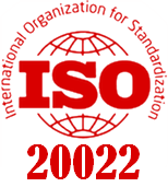 Logo der internationalen Norm ISO-2022