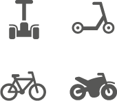 Logo de description des deux roues Tracking MCA Concept