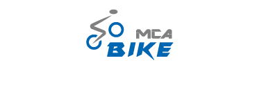 Logo mit einer Person auf einem Fahrrad als Symbol für das Fahrradmanagementne sur un vélo symbolisant la gestion de vélos