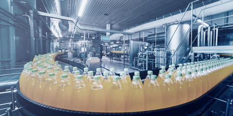 Industrial beverage production planned with an erp cpma