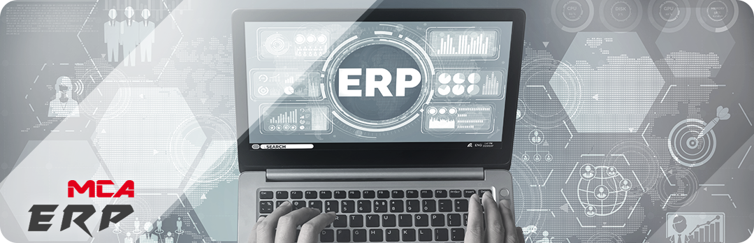 Illustration der Kopfzeile des Moduls ERP von MCA-Kale