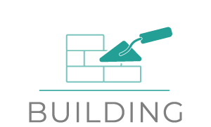 Logo representing a wall under construction symbolising construction management software