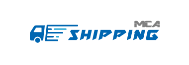Logo mit einem LKW als Symbol für Transport- und Warenmanagement