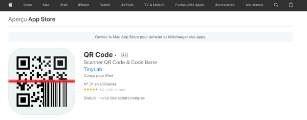 Illustrazione articolo Apple Store "QR" codice | MCA Concept