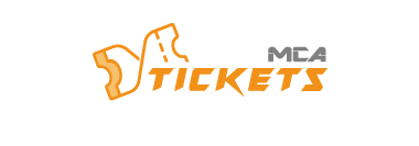 Logo representing a ticket for online ticketing