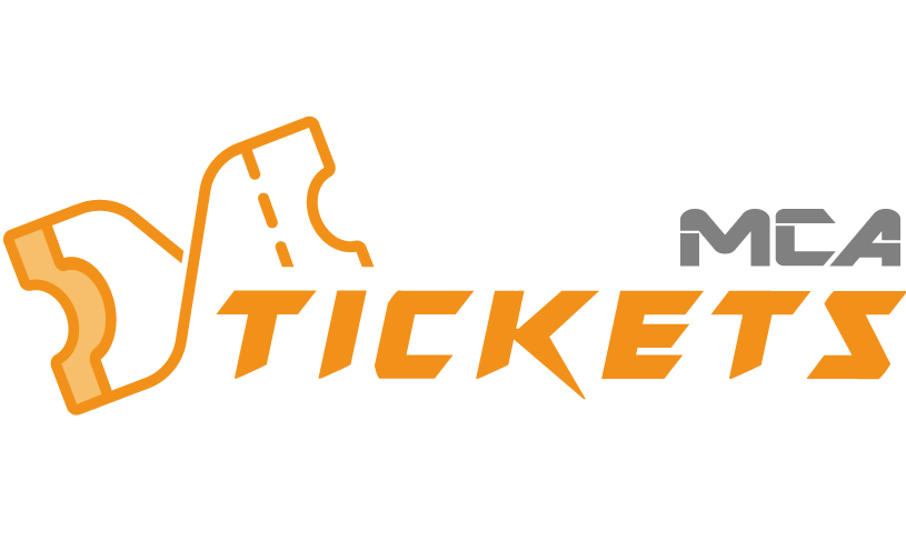 Logo representing a ticket for online ticketing