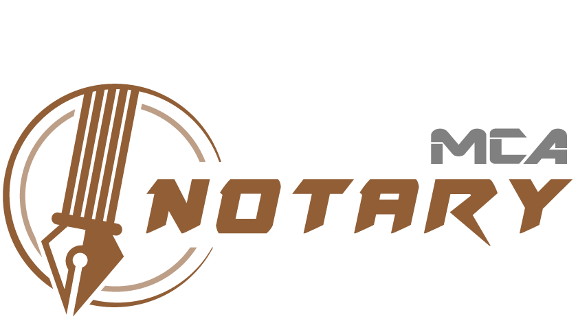 Logo dépeignant une plume de notaire en référence aux études notariales