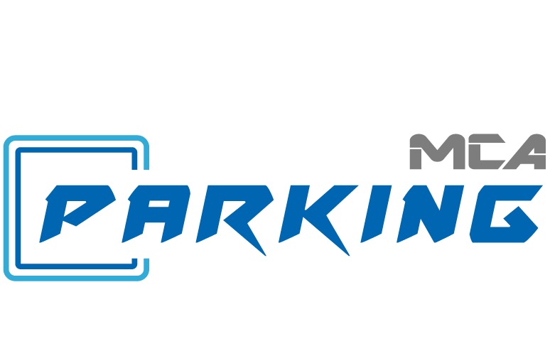 Logo representing a parking space for parking management