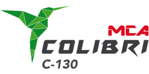 Logo der Buchhaltungssoftware MCA Colibri c-130, das einen Origami-Vogel darstellt